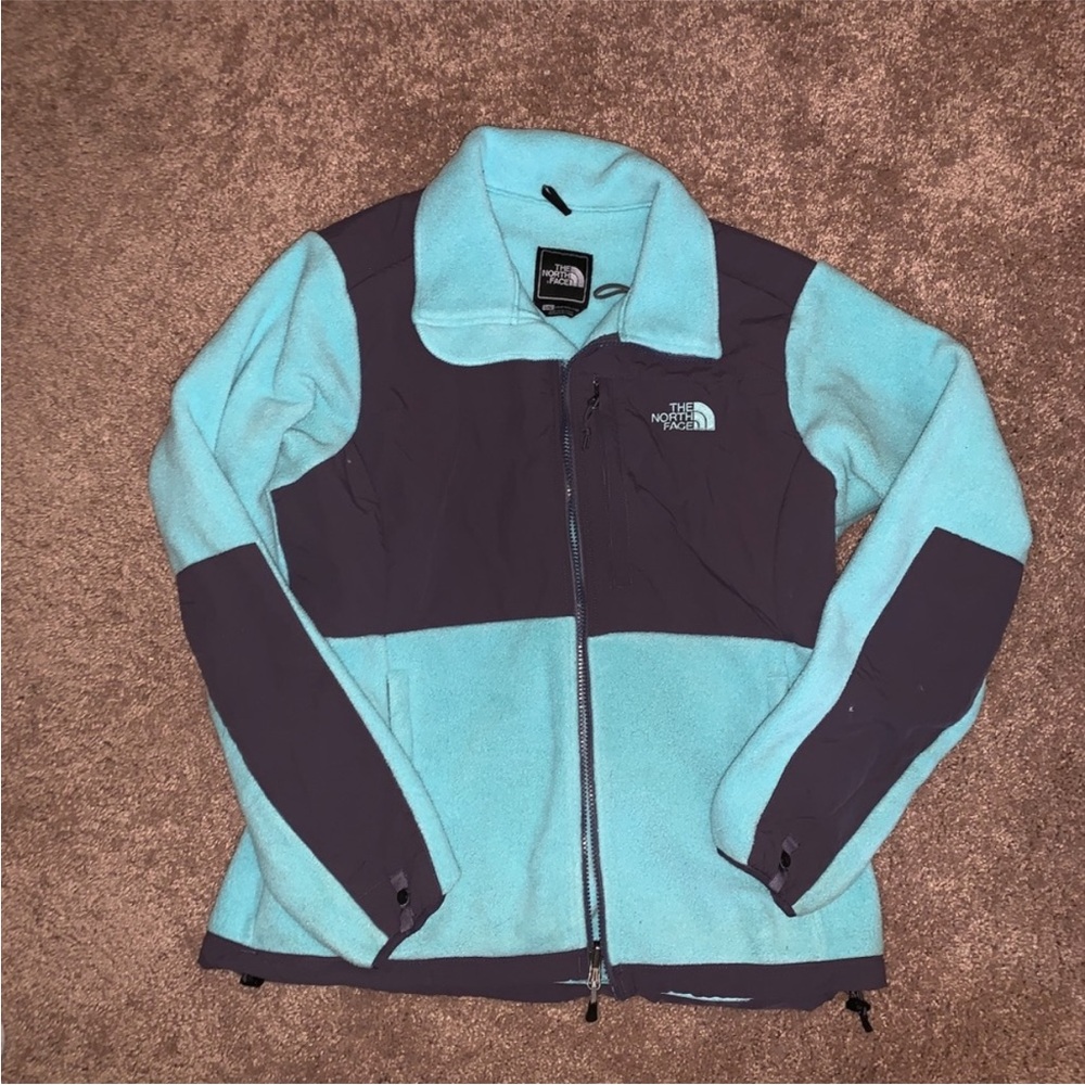 The North Face Women's Aqua and Black Ski Jacket